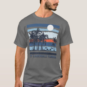 Camiseta Vintage Fort Lauderdale Florida Verano 80 Playa S