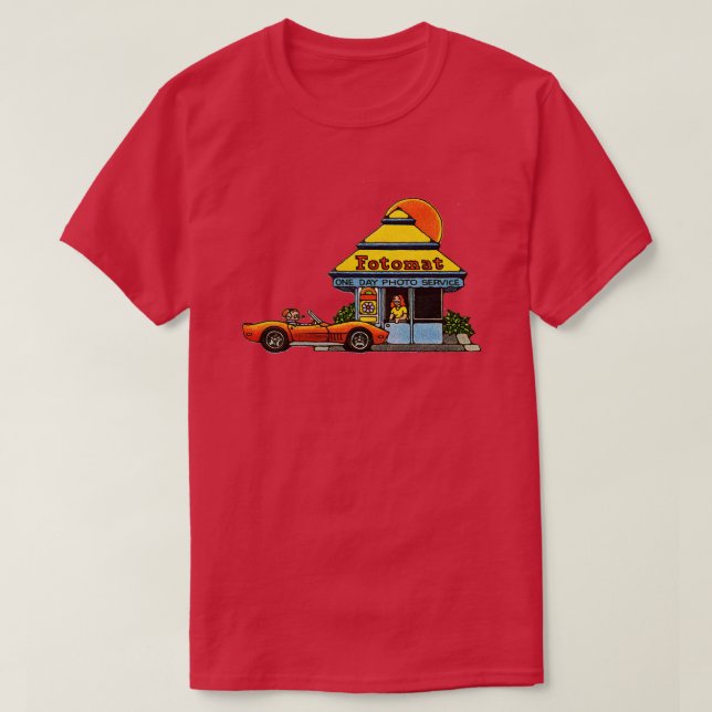 Camiseta Vintage Fotomat Drive (Diseño del anverso)