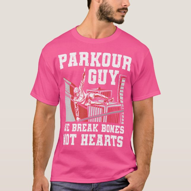 Camiseta Vintage Freerunner Parkour Training Silhouette Ret (Anverso)