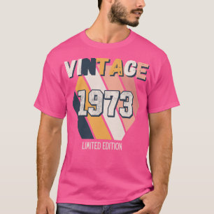 Camiseta Vintage From 1973 Birthday Bday Retro