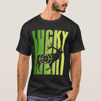 Camiseta Vintage Funny Lucky Irish Hunting St Patricks Day