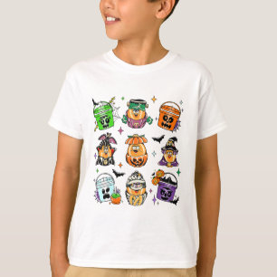 Camiseta Vintage Funny Nuggets Comida Bucket Halloween Spoo