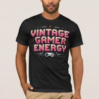 Camiseta Vintage Gamer Energy