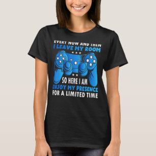 Camiseta Vintage Gaming De Vez En Cuando Y Luego Abandono M