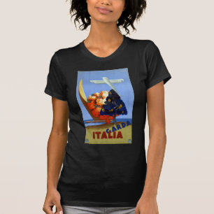 Camiseta Vintage Garda Italia Europa Air Travel