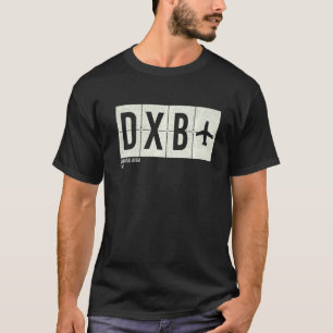 Camiseta Vintage Garhoud Dubai Airport Code