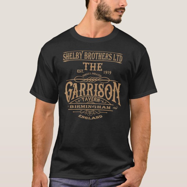 Camiseta Vintage Garrison Tavern The Blinders Birmingham -  (Anverso)