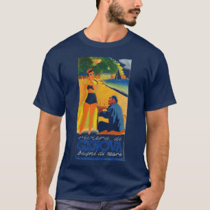 Camiseta Vintage Genova Turismo de Italia
