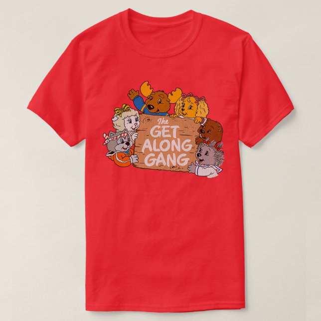 Camiseta Vintage Get Along Gang (Diseño del anverso)
