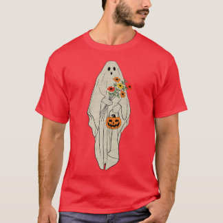 Camiseta Vintage Ghost Halloween Pumpkin Funny Halloween G