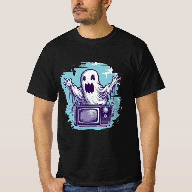 Camiseta Vintage Ghost TV (Anverso)