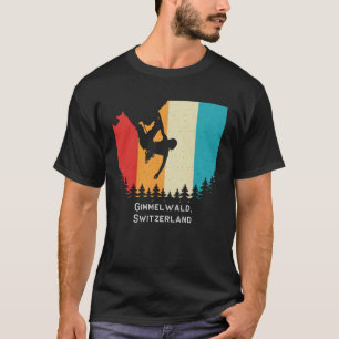 Camiseta Vintage Gimmelwald Suiza Rock Climbing Bould