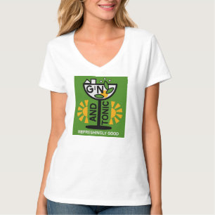 Camiseta Vintage Gin Y Tonic Art