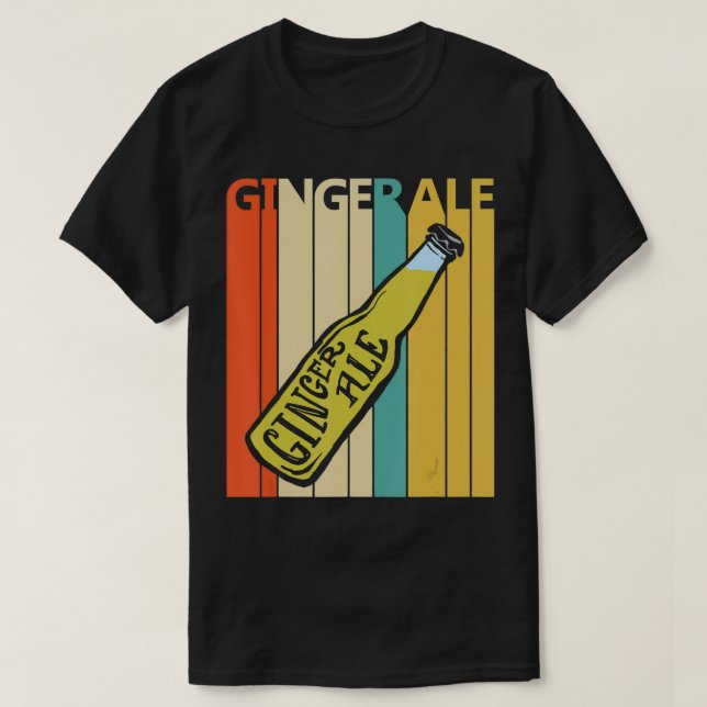 Camiseta Vintage Ginger Ale (Diseño del anverso)