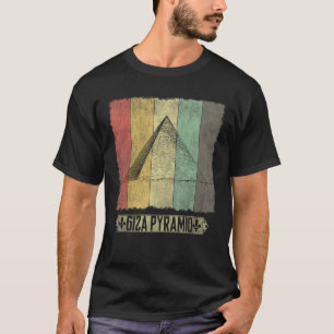 Camiseta Vintage Giza Pirámides Arquitectura Egipcia Antigu