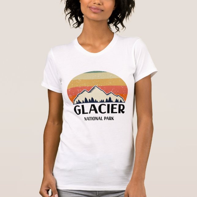 Camiseta Vintage Glacier National Park (Anverso)
