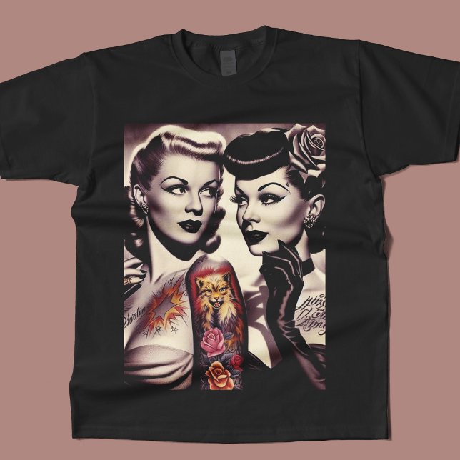 Camiseta Vintage Glam Tattoo Pinus (Subido por el creador)