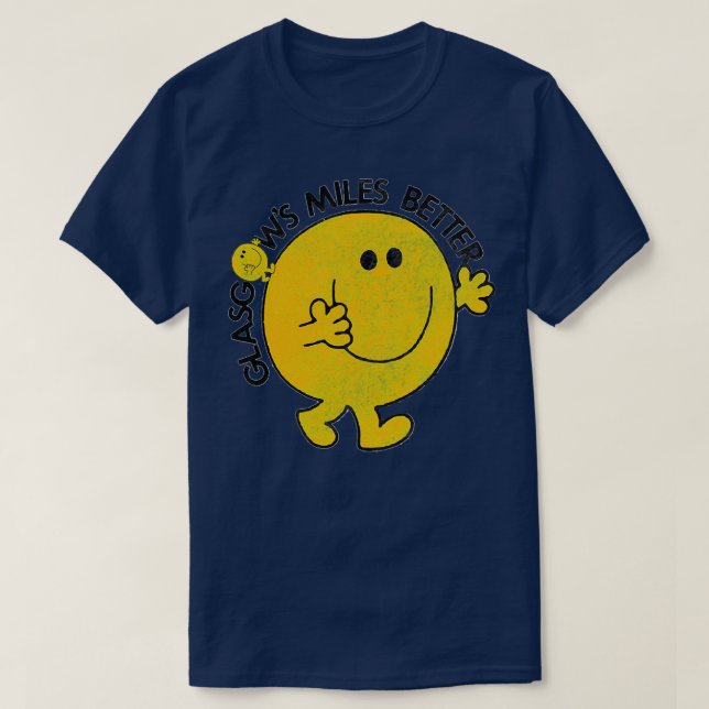 Camiseta Vintage Glasgow Faded (Diseño del anverso)