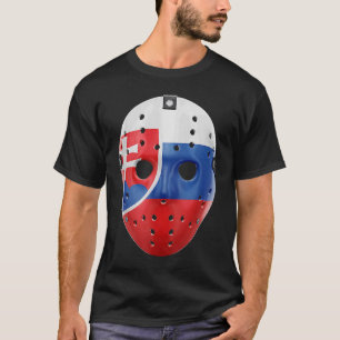 Camiseta Vintage Goalie Mask Eslovaquia Hockey Retro Fan T