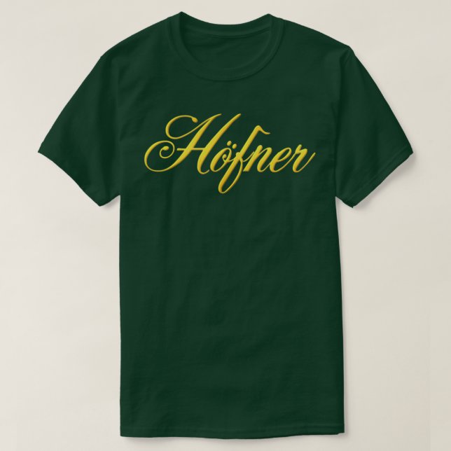 Camiseta Vintage Golden Hofner (Diseño del anverso)