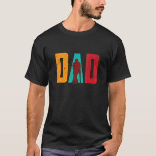 Camiseta Vintage Golf Dad With Golf Club Cool For Golf Fath