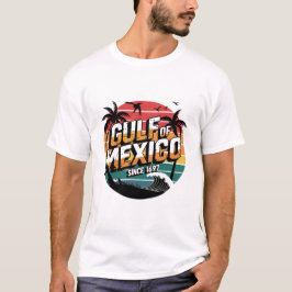 Camiseta Vintage Golfo de México desde 1672 - Retro Beach