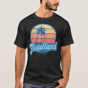Camiseta Vintage Goodland Florida FL 70s Retro Surfer