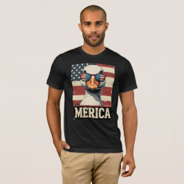 Camiseta Vintage Goose Merica 4 de julio patriótico