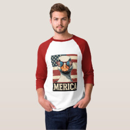 Camiseta Vintage Goose Merica 4 de julio patriótico