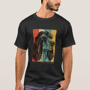 Camiseta Vintage Gordon Setter Dog Mom Dad Niños Hombres Mu