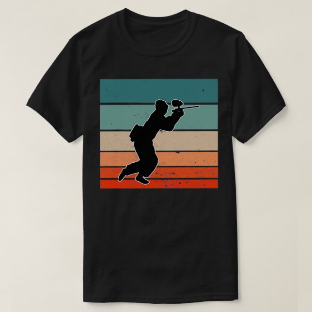 Camiseta Vintage Gotcha Pintball Retro Paintball (Diseño del anverso)