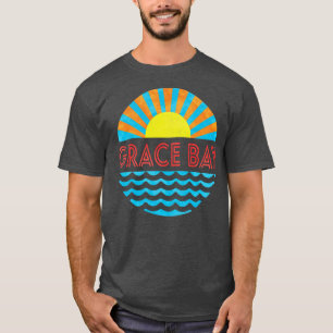 Camiseta Vintage Grace Bay Beach Sun And Waves