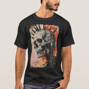 Camiseta Vintage Graffiti Biker Rockero Punk Horror Sk