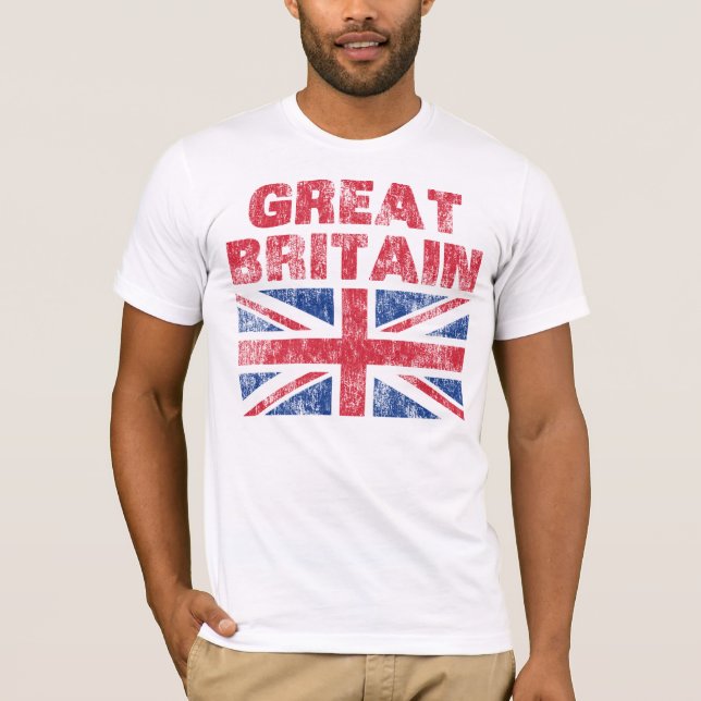 Camiseta Vintage Gran Bretaña (Anverso)