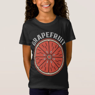Camiseta Vintage Grapefruit Slice Citrus Fruit Vegan Grapef
