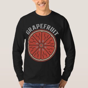 Camiseta Vintage Grapefruit Slice Citrus Fruit Vegan Grapef