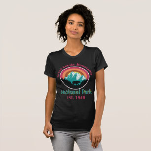 Camiseta Vintage Great Smoky Mountains Caminando