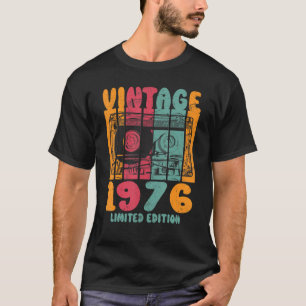 Camiseta Vintage Greatest Hits 1976 Cumpleaños Retro