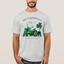 Camiseta Vintage Green Farm Tractor St. Patrick's Day
