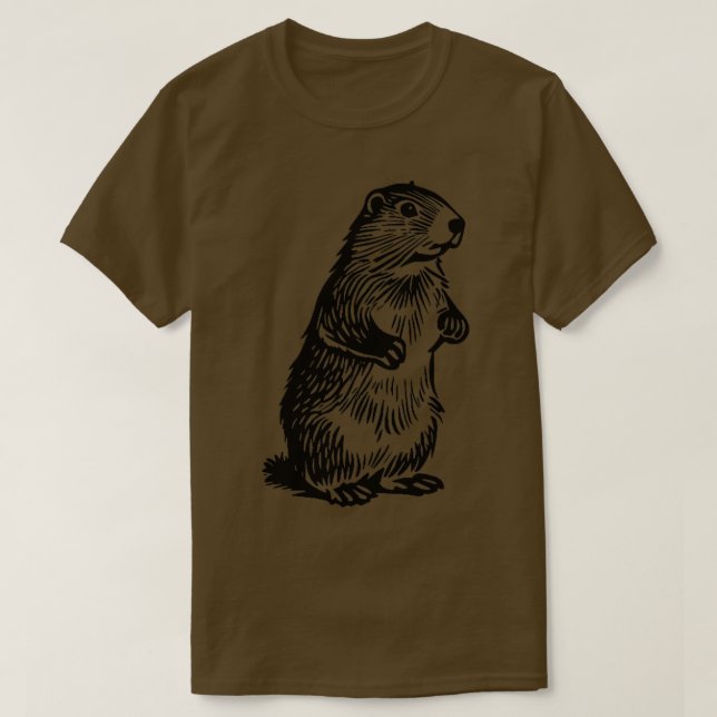 Camiseta Vintage Groundhog 1 (Diseño del anverso)
