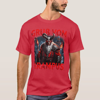 Camiseta Vintage Gru Vom Krampus Navidad Oscura Feliz Navid