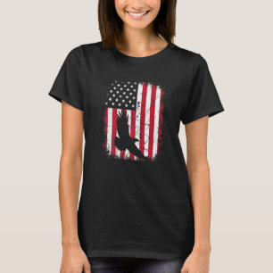 Camiseta Vintage Guay Eagle Animal Retro Bandera Estadounid