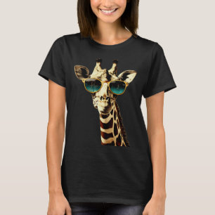 Camiseta Vintage Guay Giraffe Gafas de sol África salvaje a