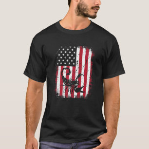 Camiseta Vintage Guay Scorpion Animal Retro Usa American Fl