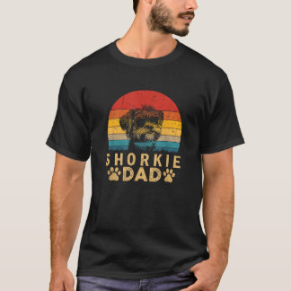 Camiseta Vintage Guay Shorkie Dad Dog Amantes de pintar pap