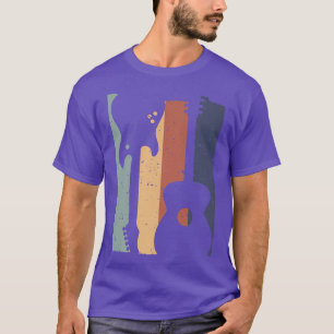 Camiseta Vintage Guitar Gift For Men Women Music Band Guita