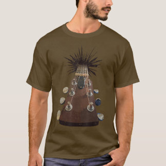 Camiseta Vintage Guitar Rock and Roll Music Player