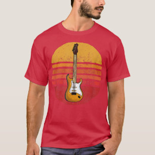 Camiseta Vintage Guitar Tee Guitar Players Music Band Guita