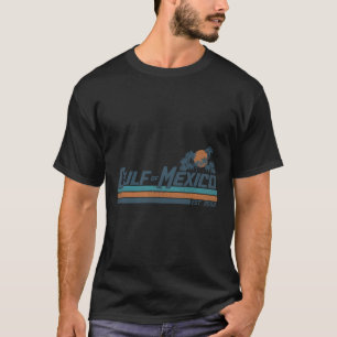 Camiseta Vintage Gulf Of Mexico 1550 Beach Palms Vac De Ver
