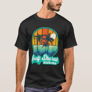 Camiseta Vintage Gulf Shores Alabama Summer Vacation Beach